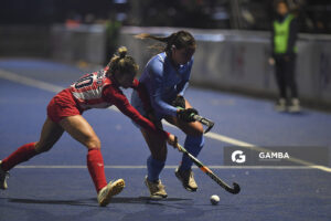 Elisa Civetta, de Uruguay. Copa Panamericana de Hockey. Cancha Celeste.