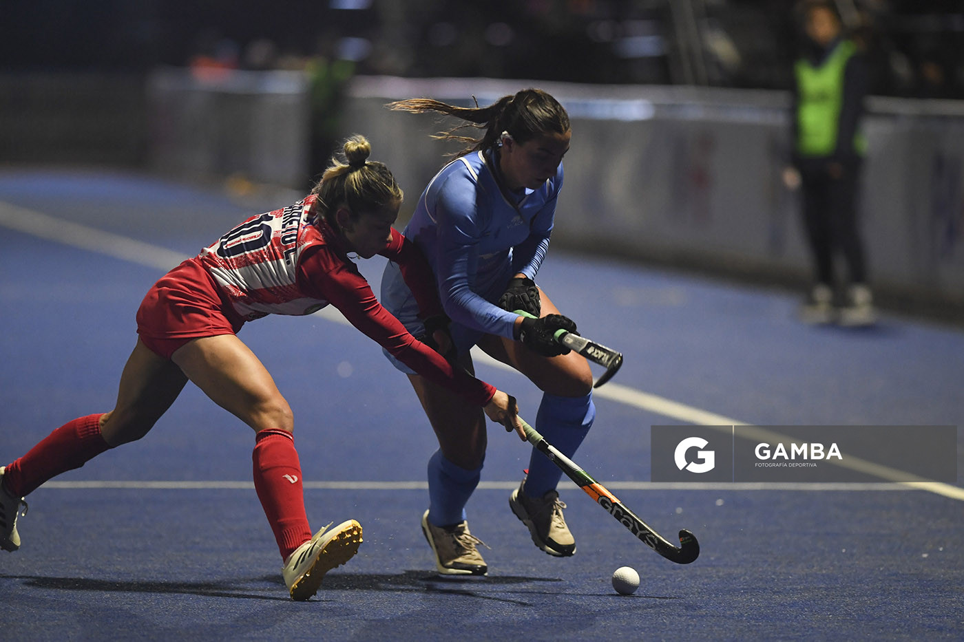 Elisa Civetta, de Uruguay. Copa Panamericana de Hockey. Cancha Celeste.
