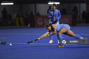 Manuela Vilar del Valle, de Uruguay. Copa Panamericana de Hockey. Cancha Celeste.