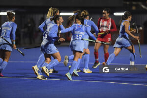 Manuela Vilar del Valle, de Uruguay. Copa Panamericana de Hockey. Cancha Celeste.
