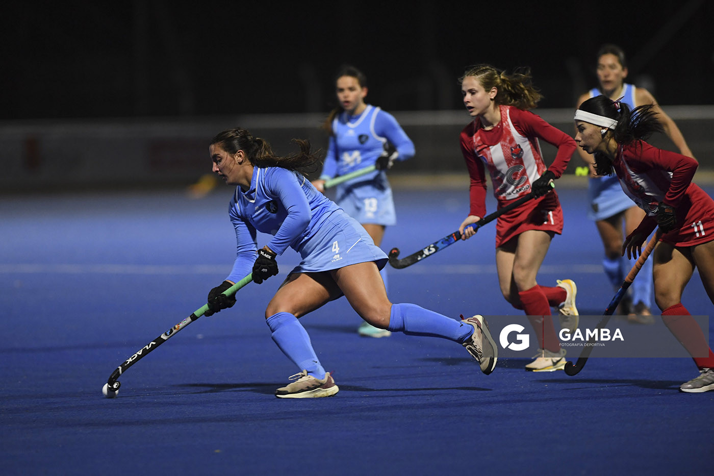 Elisa Civetta, de Uruguay. Copa Panamericana de Hockey. Cancha Celeste.