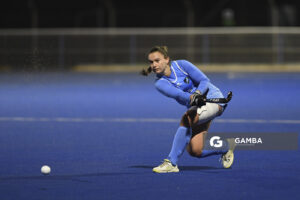 Pilar Oliveros, de Uruguay. Copa Panamericana de Hockey. Cancha Celeste.