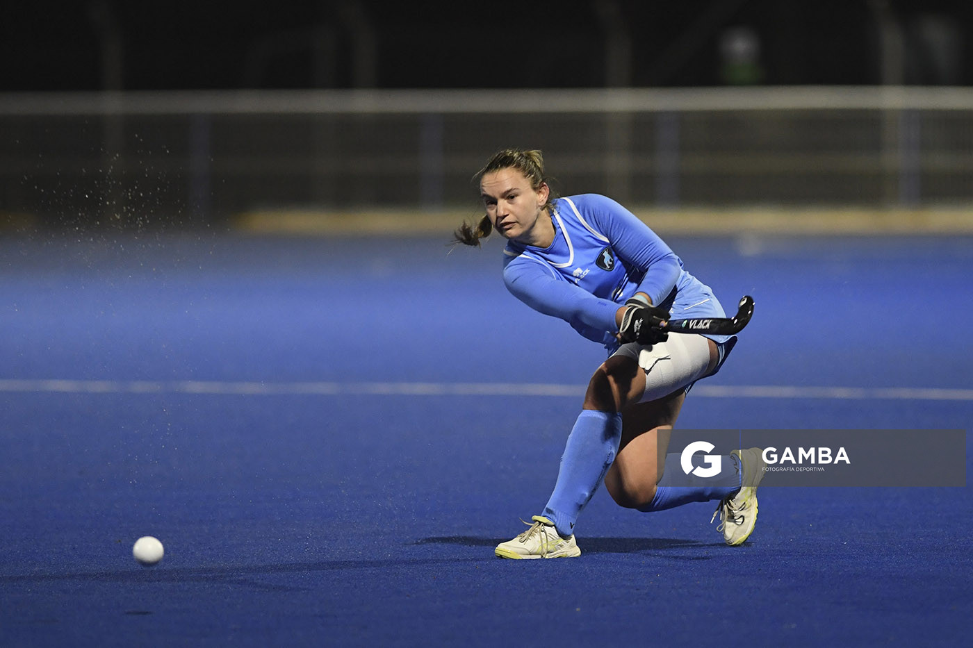 Pilar Oliveros, de Uruguay. Copa Panamericana de Hockey. Cancha Celeste.