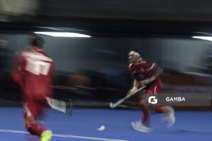 Aki Kappeler, de Estados Unidos. Copa Panamericana de Hockey. Cancha Celeste.