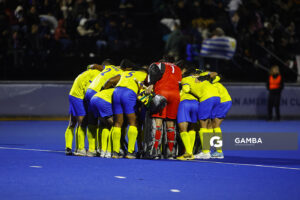 Plantel de Brasil. Copa Panamericana de Hockey. Cancha Celeste.
