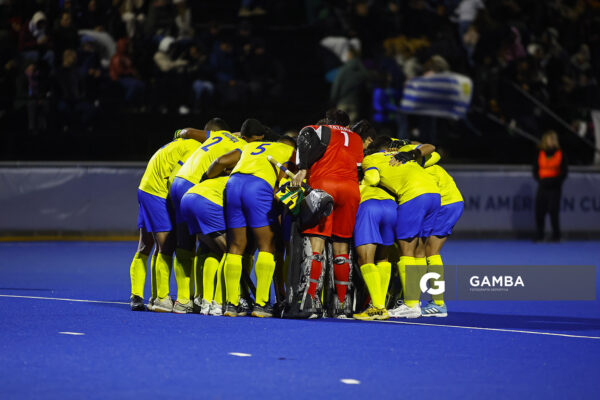 Plantel de Brasil. Copa Panamericana de Hockey. Cancha Celeste.