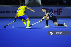 May Moria, de Uruguay. Copa Panamericana de Hockey. Cancha Celeste.