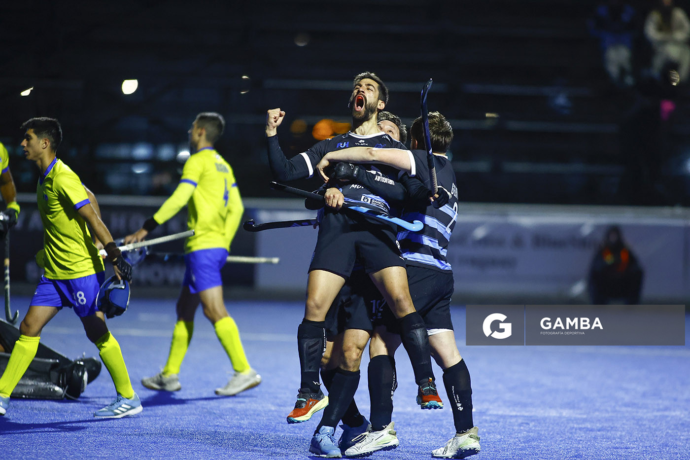 Gonzalo Martinoni, de Uruguay. Copa Panamericana de Hockey. Cancha Celeste.