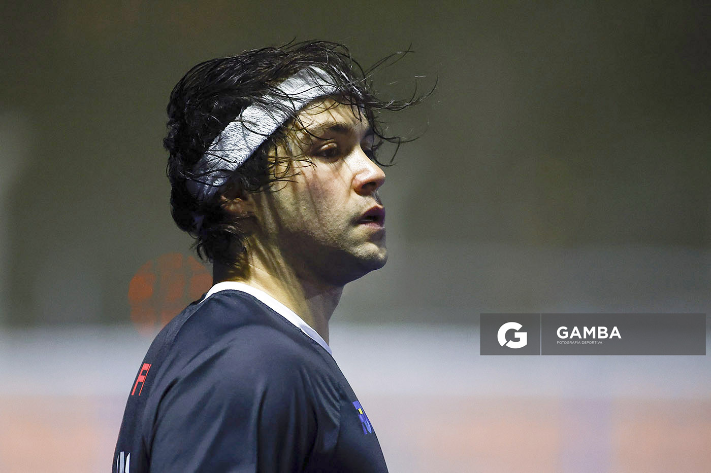 Juan Diego Casal, de Uruguay. Copa Panamericana de Hockey. Cancha Celeste.