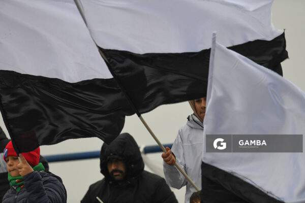 Hinchas de Río Negro. 21ª Copa Nacional de Clubes. Estadio Casto Martínez Laguarda.