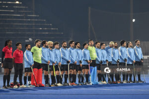 Equipo de Uruguay. Copa Panamericana de Hockey. Cancha Celeste.