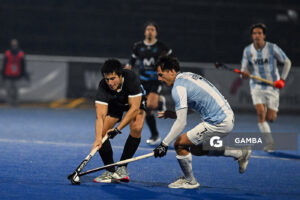 Ignacio Machado, de Uruguay. Copa Panamericana de Hockey. Cancha Celeste.