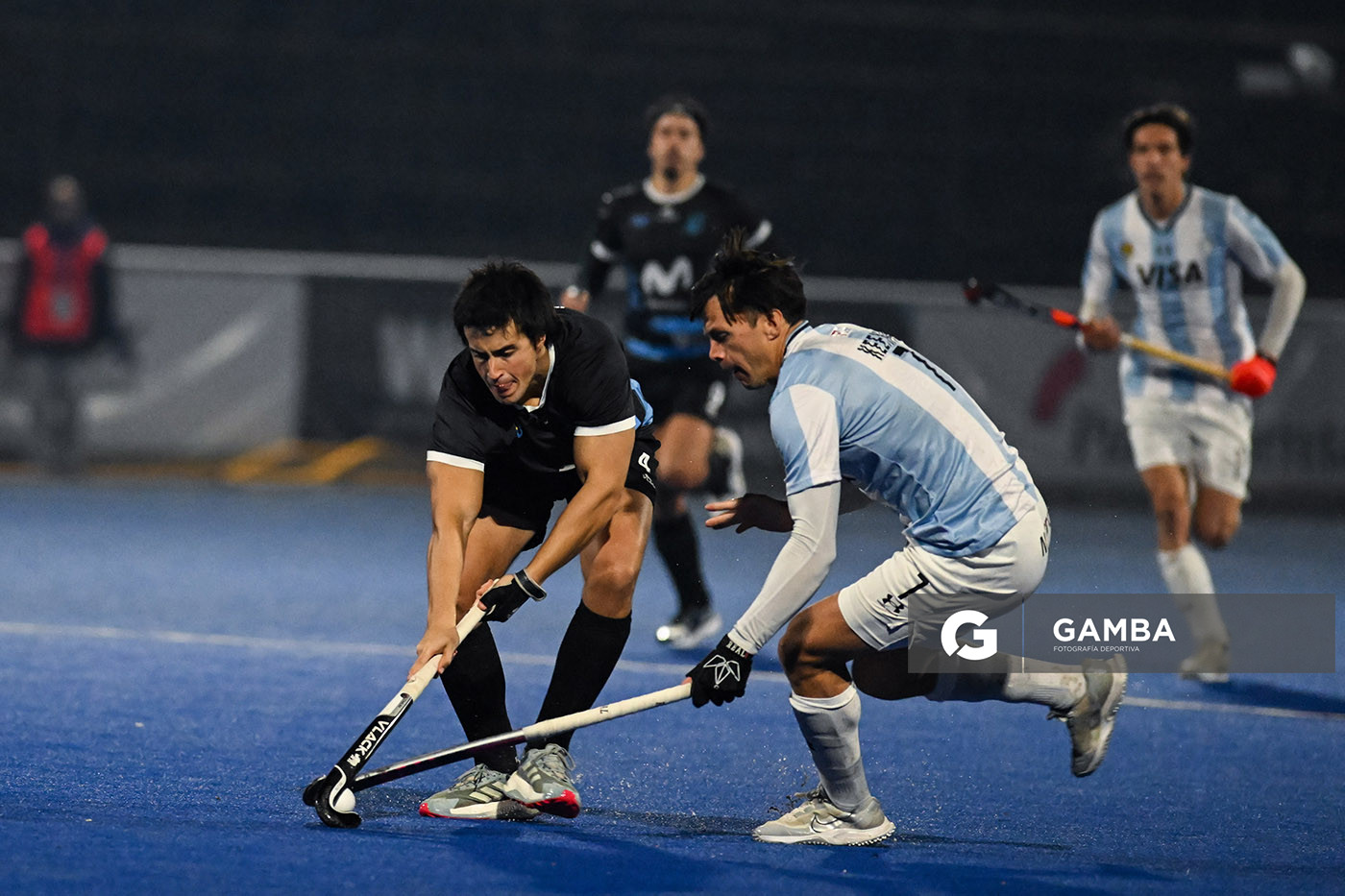 Ignacio Machado, de Uruguay. Copa Panamericana de Hockey. Cancha Celeste.