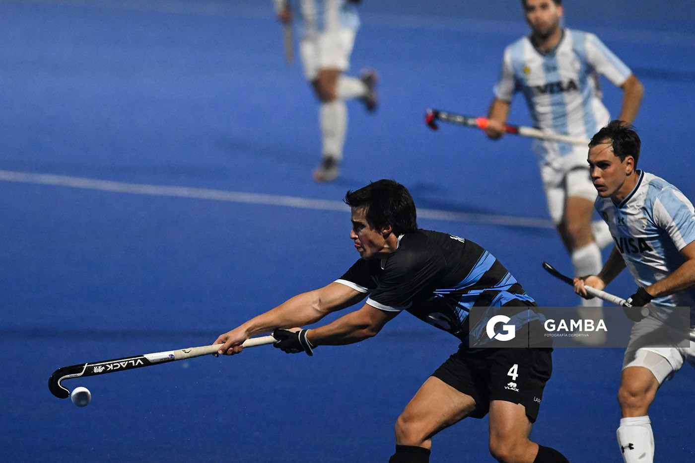 Ignacio Machado, de Uruguay. Copa Panamericana de Hockey. Cancha Celeste.