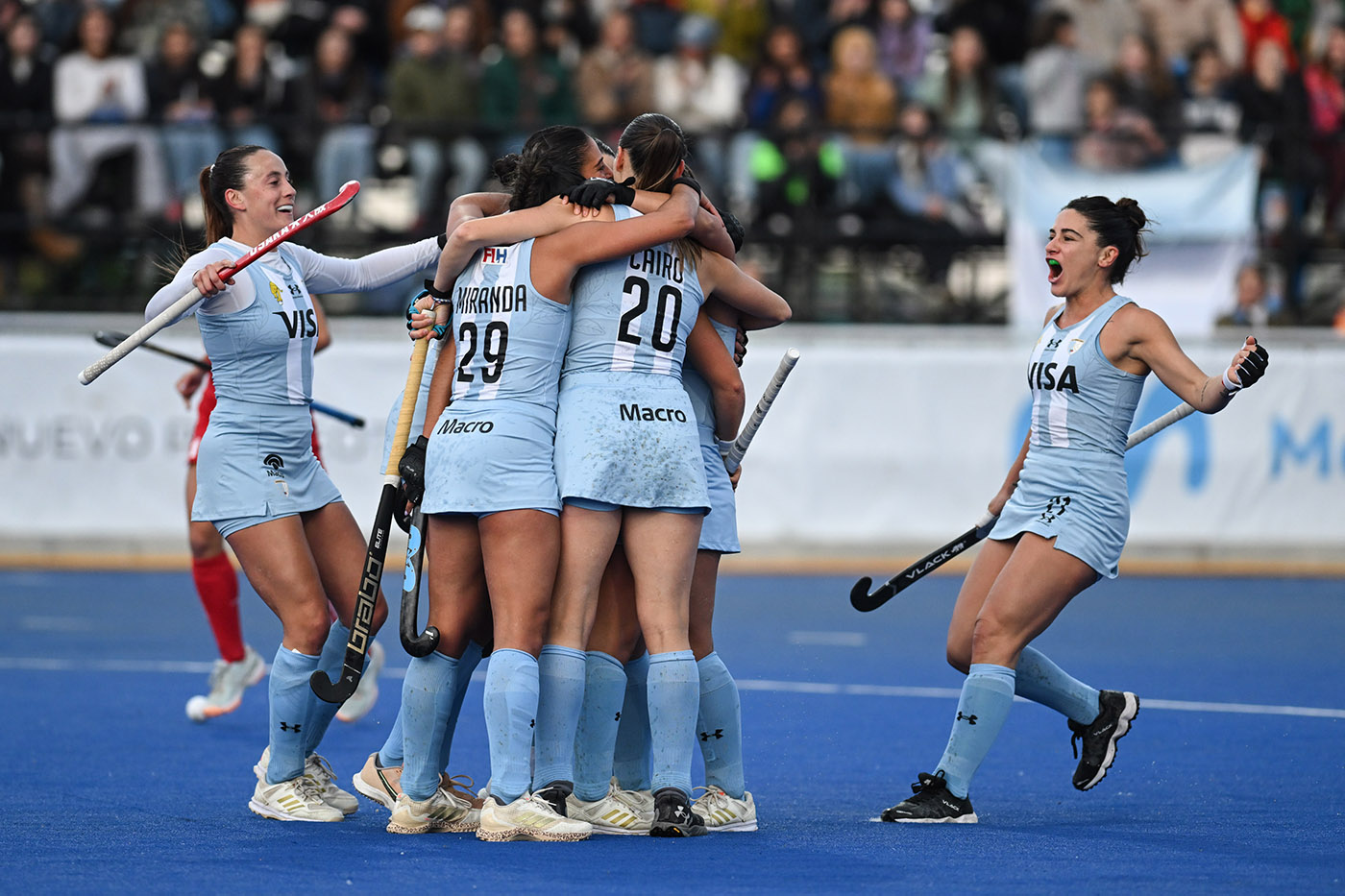 Argentina 3 - Estados Unidos 0. Panamericano de Hockey Femenino 2025.