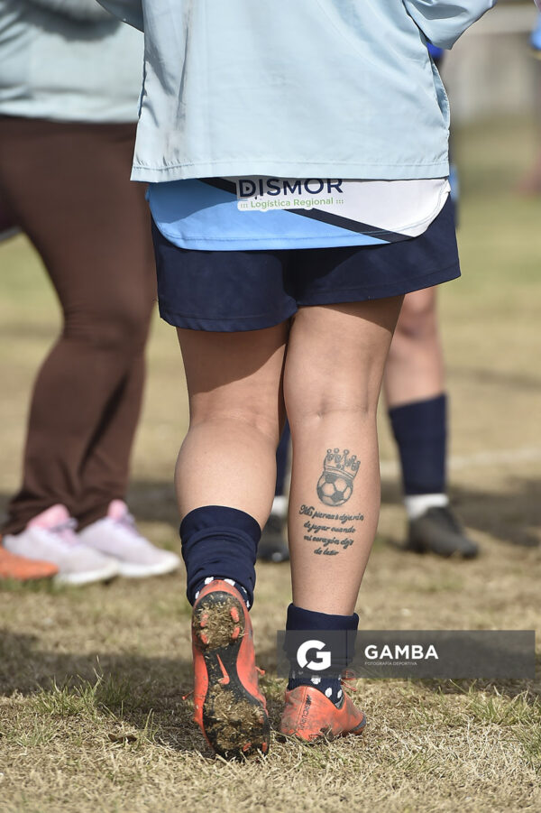 Lara Castro, de Palmirense. 23ª Copa Nacional de Fútbol Femenino. Estadio Parque Agustín Rivaben.