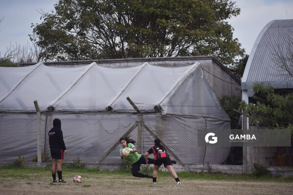 Sofía García, golera, de Litoral. 23ª Copa Nacional de Fútbol Femenino. Estadio Parque Agustín Rivaben.