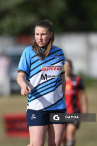 Ludmila Otero, de Palmirense. 23ª Copa Nacional de Fútbol Femenino. Estadio Parque Agustín Rivaben.