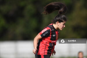 Giuliana Esquibel, de Litoral. 23ª Copa Nacional de Fútbol Femenino. Estadio Parque Agustín Rivaben.