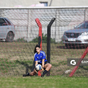 Victoria Sosa, golera de Palmirense. 23ª Copa Nacional de Fútbol Femenino. Estadio Parque Agustín Rivaben.