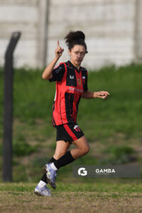 Natalia Arbelo, de Litoral. 23ª Copa Nacional de Fútbol Femenino. Estadio Parque Agustín Rivaben.