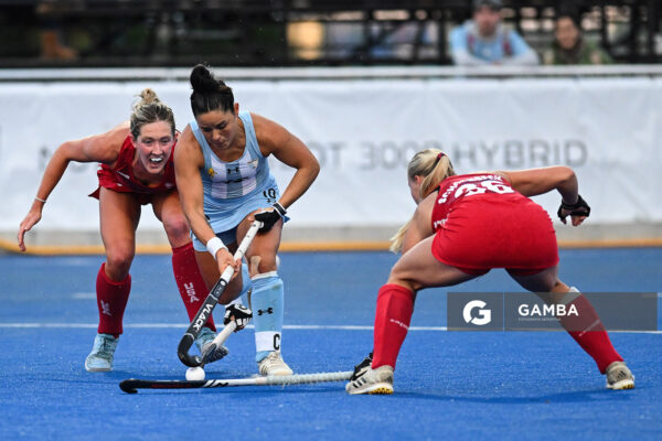 María Granatto, de Argentina. Copa Panamericana de Hockey. Cancha Celeste.