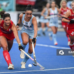 Victoria Miranda, de Argentina. Copa Panamericana de Hockey. Cancha Celeste.