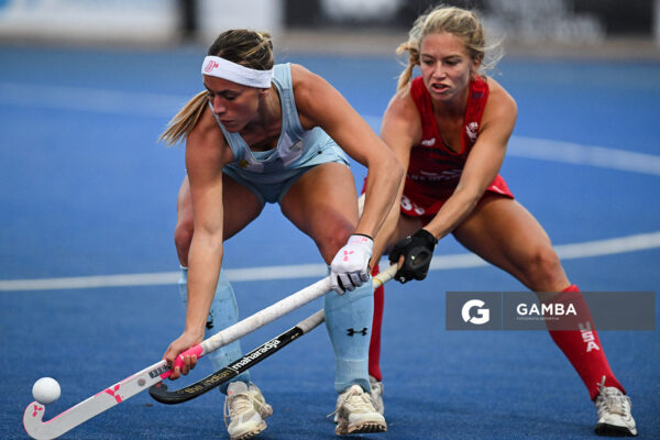 Julieta Jankunas, de Argentina. Copa Panamericana de Hockey. Cancha Celeste.