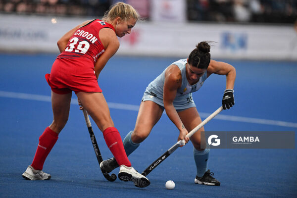 María Granatto, de Argentina. Copa Panamericana de Hockey. Cancha Celeste.