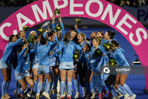 Argentina Campeón. Copa Panamericana de Hockey. Cancha Celeste.