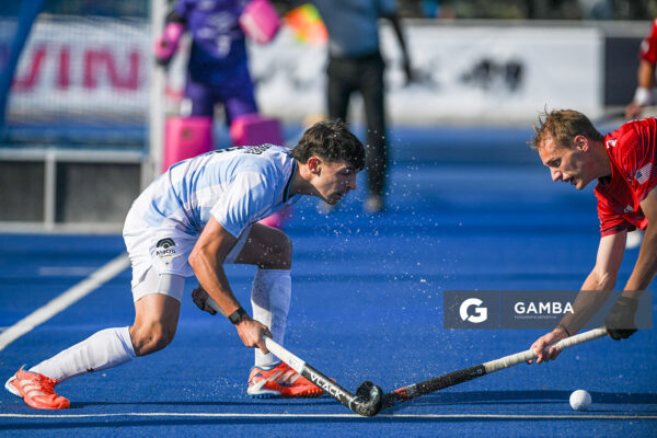 Bautista Capurro, de Argentina. Copa Panamericana de Hockey. Cancha Celeste.