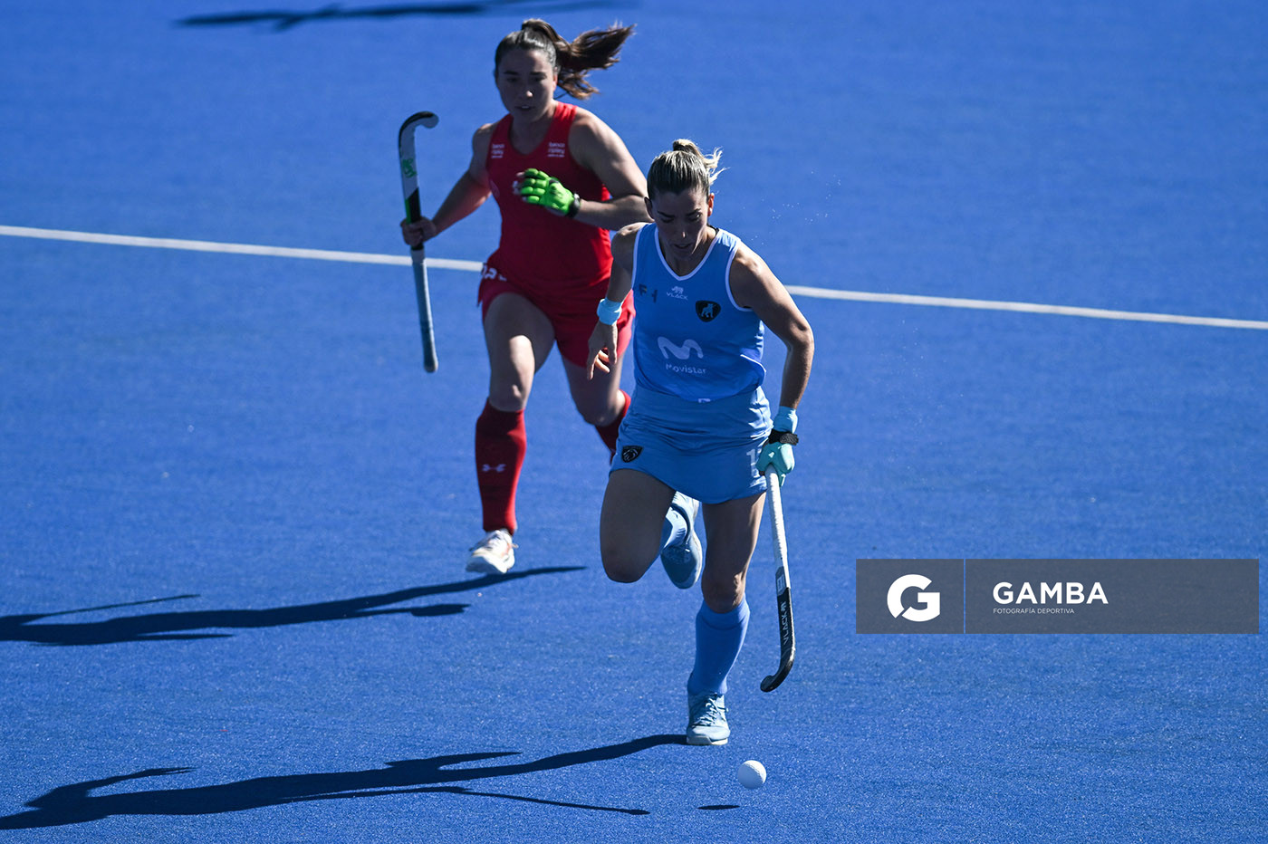 Teresa Viana, de Uruguay. Copa Panamericana de Hockey. Cancha Celeste.