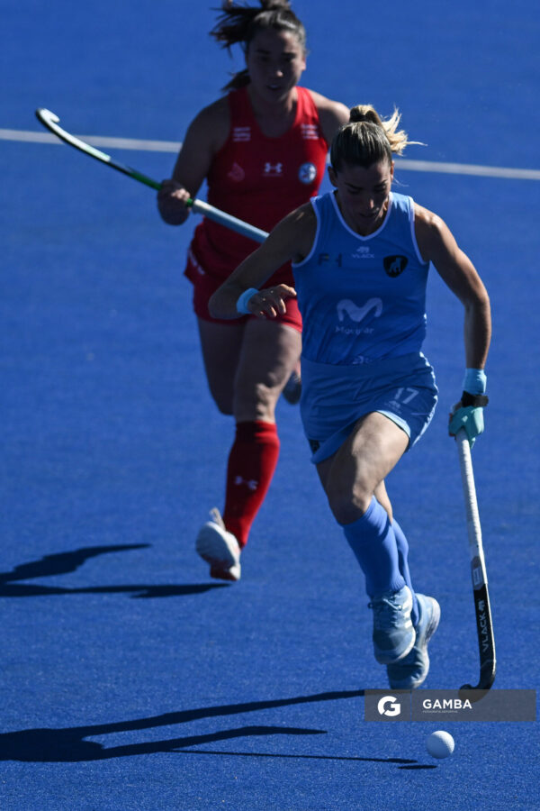 Teresa Viana, de Uruguay. Copa Panamericana de Hockey. Cancha Celeste.
