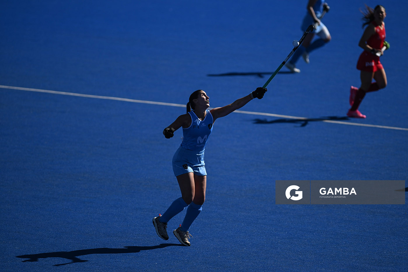 Elisa Civetta, de Uruguay. Copa Panamericana de Hockey. Cancha Celeste.