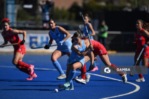 Lupe Curutchague, de Uruguay. Copa Panamericana de Hockey. Cancha Celeste.