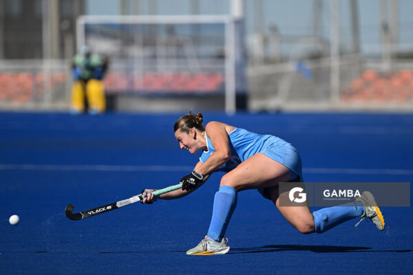 María Barreiro, de Uruguay. Copa Panamericana de Hockey. Cancha Celeste.