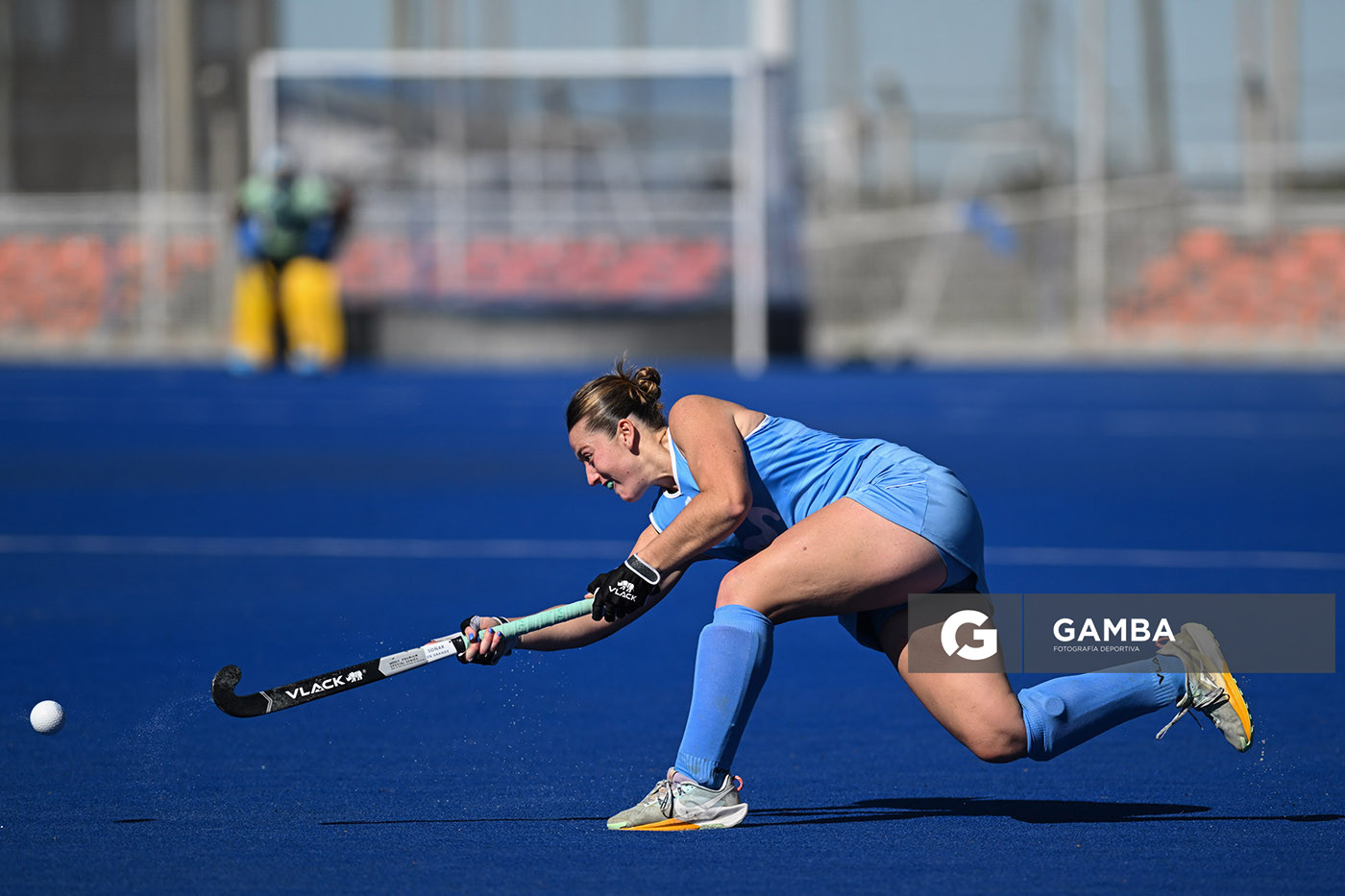 María Barreiro, de Uruguay. Copa Panamericana de Hockey. Cancha Celeste.
