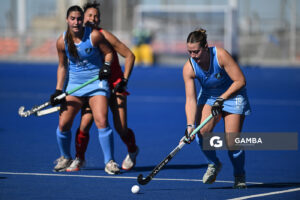 María Barreiro, de Uruguay. Copa Panamericana de Hockey. Cancha Celeste.