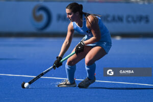 Elisa Civetta, de Uruguay. Copa Panamericana de Hockey. Cancha Celeste.