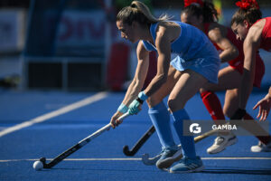 Teresa Viana, de Uruguay. Copa Panamericana de Hockey. Cancha Celeste.