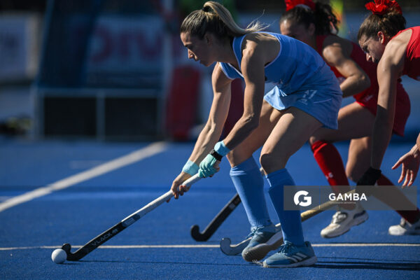 Teresa Viana, de Uruguay. Copa Panamericana de Hockey. Cancha Celeste.