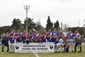 Plantel de Polancos. 21ª Copa Nacional de Clubes Divisional B. Estadio Parque Evelio Isnardi.