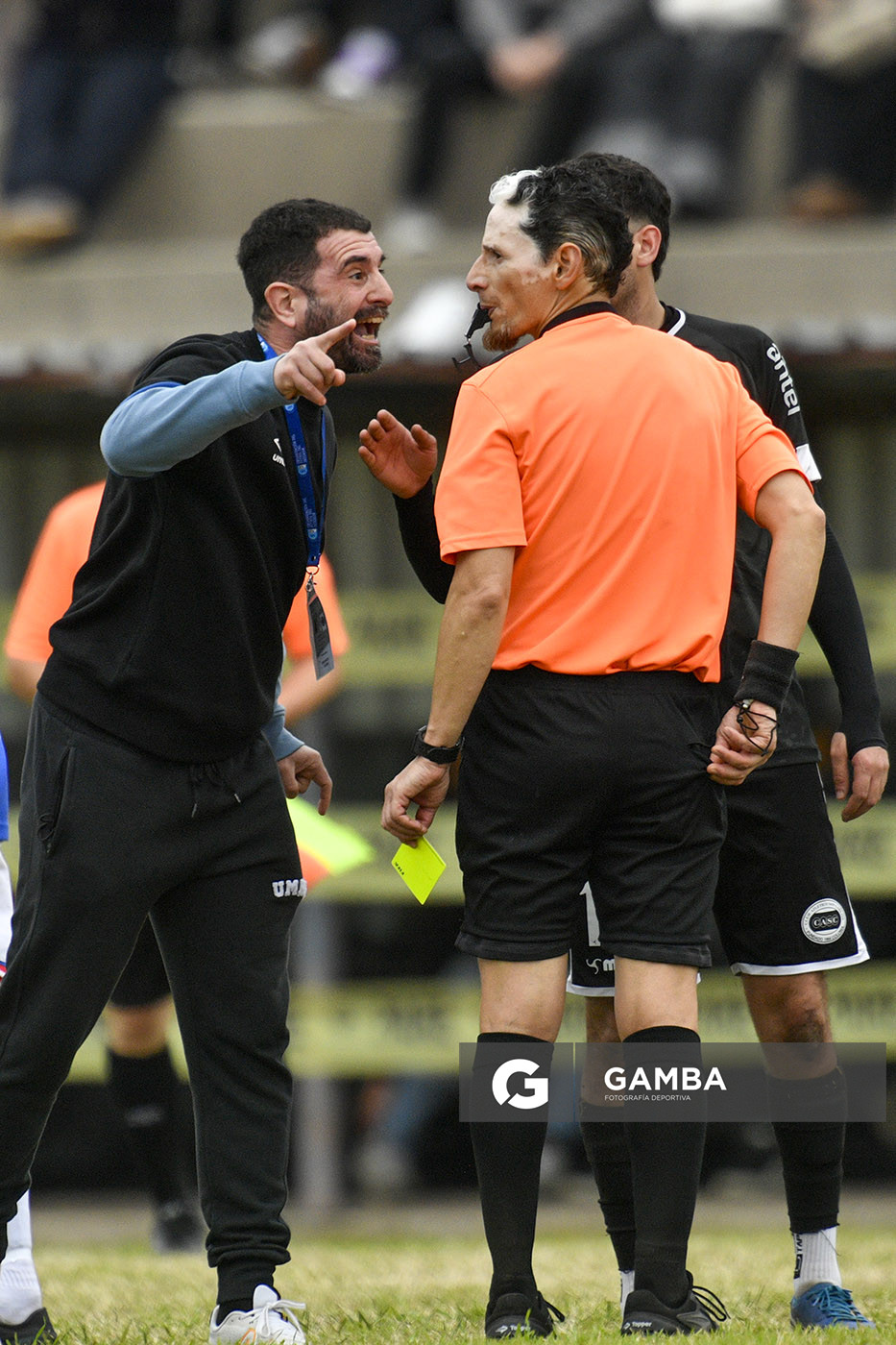 Bruno Capellino, director técnico de San Carlos. 21ª Copa Nacional de Clubes Divisional B. Estadio Parque Evelio Isnardi.