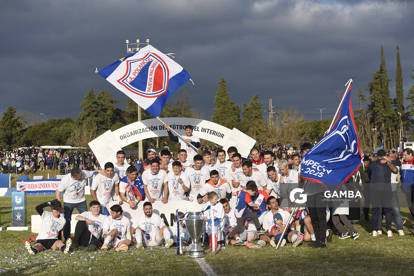 Polancos de Nueva Palmira Campeón. 21ª Copa Nacional de Clubes Divisional B. Estadio Parque Evelio Isnardi.