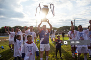 Gastón Villoldo. Polancos de Nueva Palmira Campeón. 21ª Copa Nacional de Clubes Divisional B. Estadio Parque Evelio Isnardi.