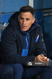 Pablo Peirano, director técnico de Nacional. Torneo Clausura. Estadio Gran Parque Central.