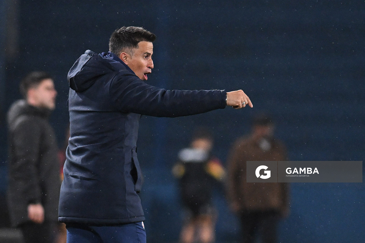 Pablo Peirano, director técnico de Nacional. Torneo Clausura. Estadio Gran Parque Central.