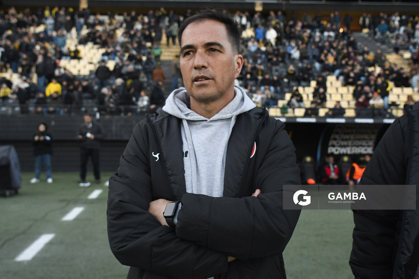 Raúl Salazar, director técnico de River Plate. Torneo Clausura. Estadio Campeón del Siglo.