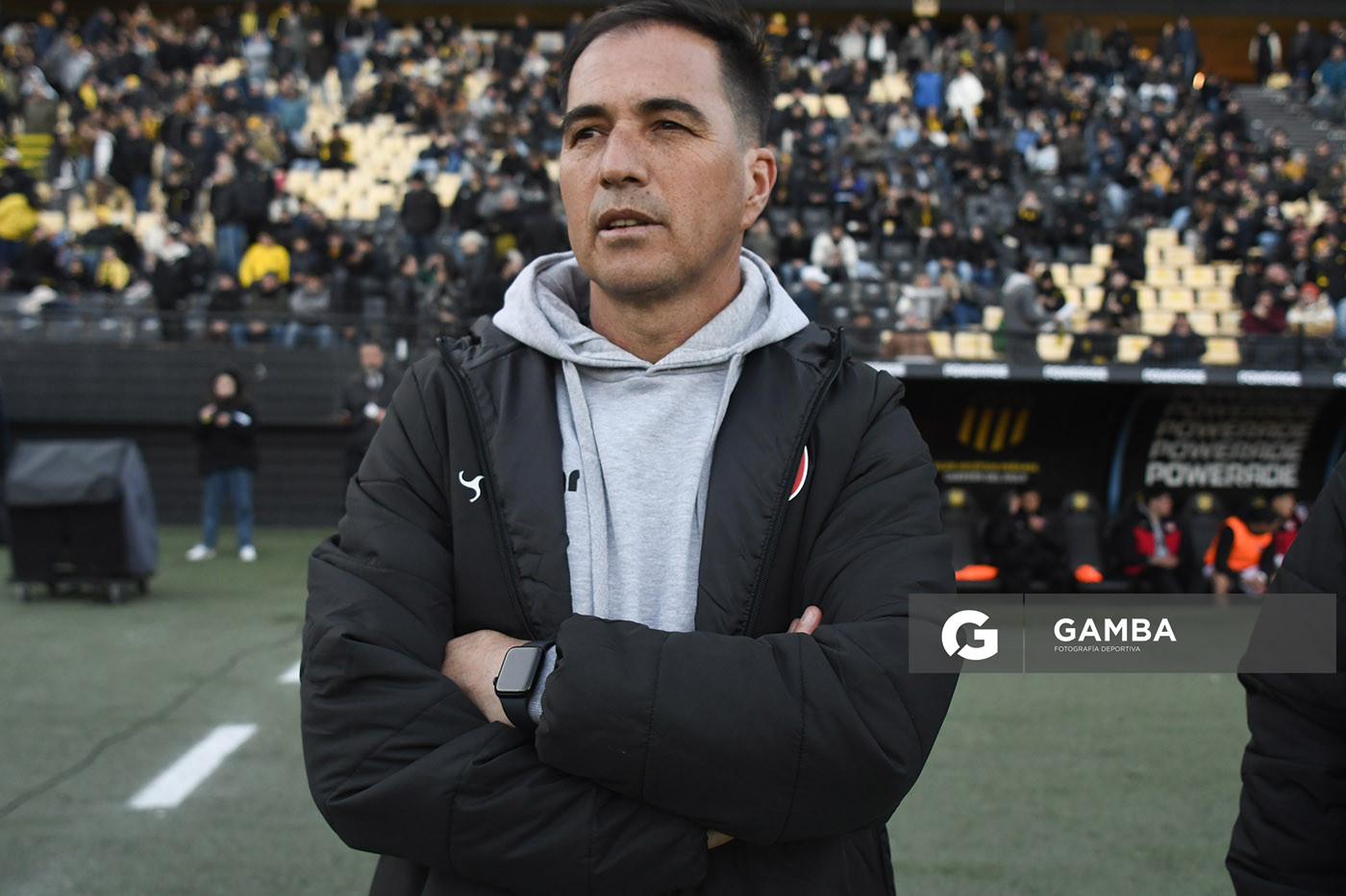 Raúl Salazar, director técnico de River Plate. Torneo Clausura. Estadio Campeón del Siglo.