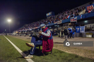 Diego Martínez, fotógrafo. Copa AUF Uruguay. Estadio Juan Antonio Lavalleja.